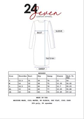 24seven Comfort Apparel Women's Elbow Sleeve A-Line Maxi Dress, Brown, 1X