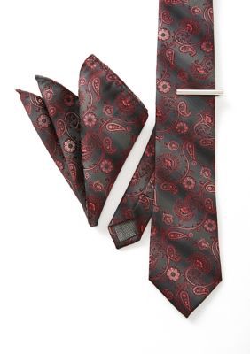 Bill Blass Men's Big & Tall Necktie Set