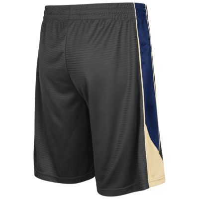 Colosseum Navy Midshipmen NCAA Midshipmen Team Turnover Shorts, Grey, Medium
