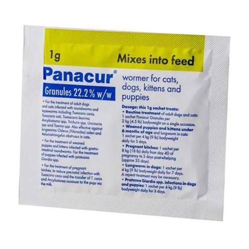 Panacur Worming Granules 1 Gm 3 Sachet