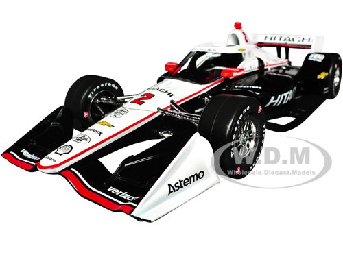 Dallara IndyCar 2 Josef Newgarden "Hitachi" Team Penske (Road Course Configuration) "NTT IndyCar Series" (2024) 1/18 Diecast Model Car by Greenlight
