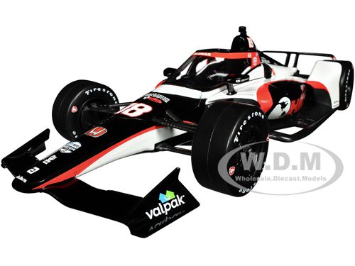 Dallara IndyCar 18 David Malukas "HMD Trucking" Dale Coyne Racing with HMD Motorsports "NTT IndyCar Series" (2022) 1/18 Diecast Model Car by Greenlig