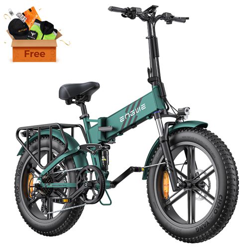 ENGWE ENGINE Pro 2.0 Electric Bike 75Nm Torque 52V 16Ah Battery Green