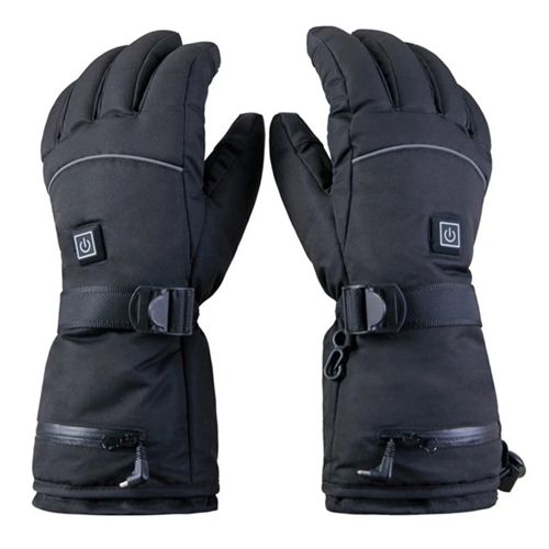 Electric Heating Gloves for Skating Cycling Outdoor Activities Rechargeable Thickened Gloves 5V 4000mAh Battery