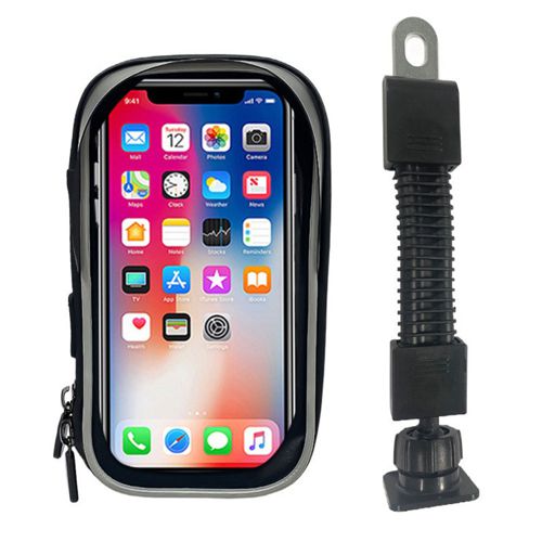 Bike Phone Front Frame Bag Waterproof Bicycle Phone Mount Bag Fits Phones Under 7 inch