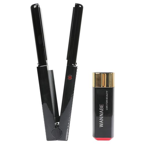 WANNABE Cordless Hair Straightener Rechargeable Flat Iron for All Hair Types 3 Levels Temperature Control