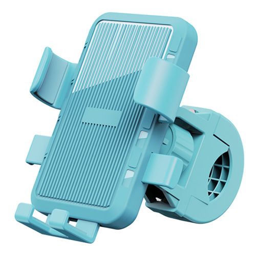 M5 Phone Holder for Electric Bikes / Motorcycles Suitable for 4.7-7.2 inch Phones - Handlebar Type Blue
