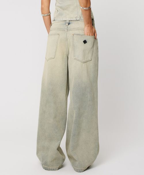 Abrand Women's Low-Rise Mega Baggy Jeans - Tyra