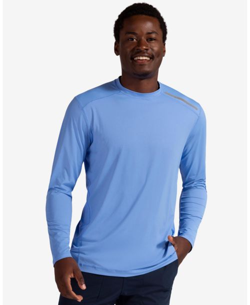 Men's Upf 50+ Sun Protective Long Sleeve Jet Tee - Indigo