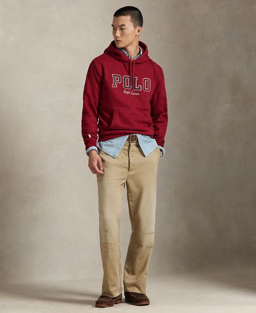 Polo Ralph Lauren Men's Long Sleeve Hoodie - Holiday Red