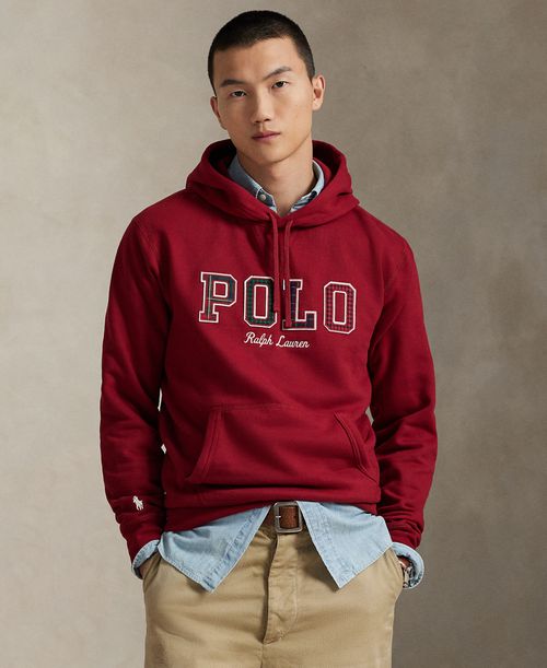 Polo Ralph Lauren Men's Long Sleeve Hoodie - Holiday Red