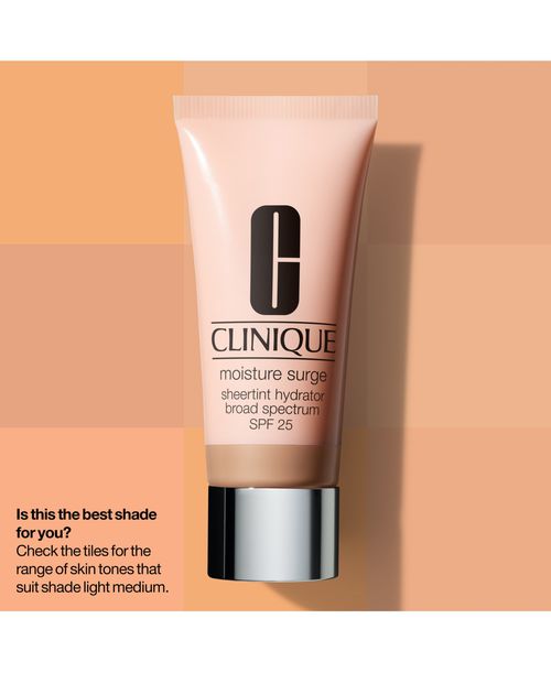 Clinique Moisture Surge Sheertint Hydrator Broad Spectrum Spf 25 Tinted Moisturizer, 1.4 oz. - Light Medium