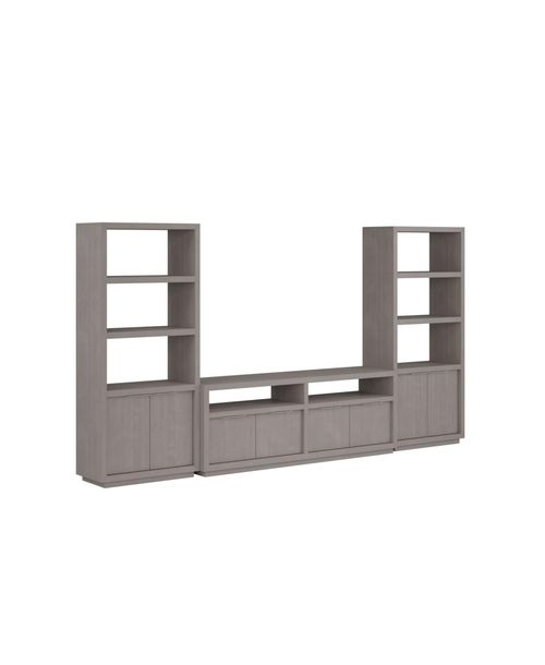 Furniture Tivie 74" Media 3 Pc Console Set - Mineral