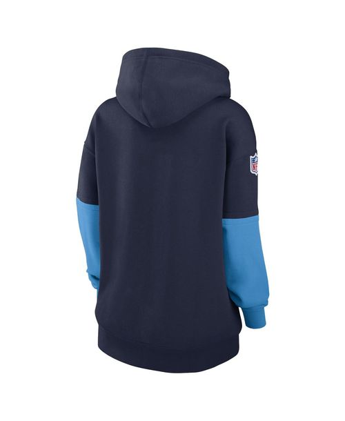 Nike Women's Navy Tennessee Titans 2024 Sideline Essential Fleece Pullover Hoodie - Navy