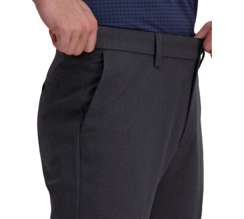 Cool Right Performance Flex Slim Fit Flat Front Pant - Dark Grey