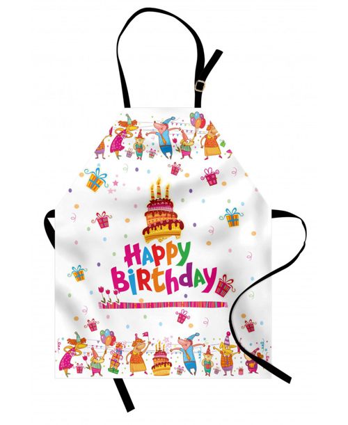 Ambesonne Birthday Apron - Multi