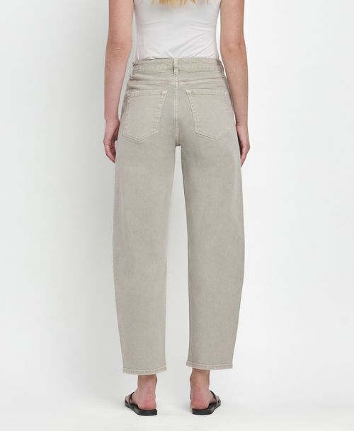 Vervet Women's Super High Rise Slim Barrel Jeans - Rock grey
