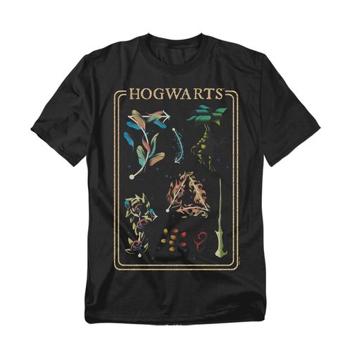 Harry Potter Men's Gradient Spellbook T Shirt - Black