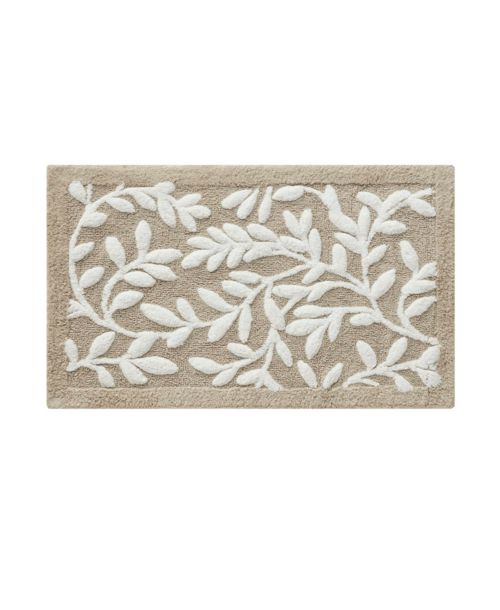 Madison Park Serene Cotton Tufted Bath Rug, 21" x 34" - Taupe