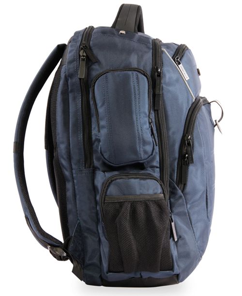 Perry Ellis 350 Laptop Backpack - Navy