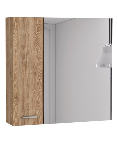 Depot E-shop Harbor Medicine Double Door Cabinet,Four Interior Shelves - Light oak