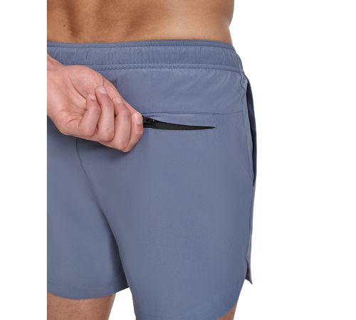 Calvin Klein Men's Stretch Active Modern Euro 5" Swimsuit - Dusty Blue