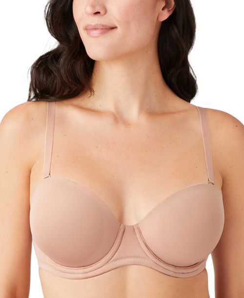 Wacoal Red Carpet Full Figure Underwire Strapless Bra 854119, Up To I Cup - Roebuck
