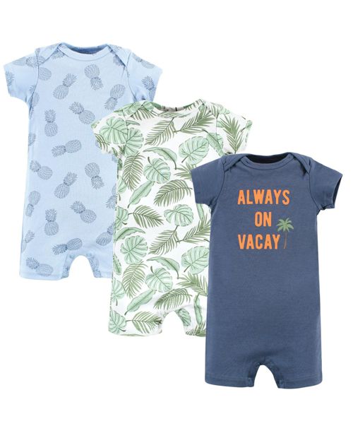 Hudson Baby Baby Boys Soft Cotton Jumpsuits - Vacay