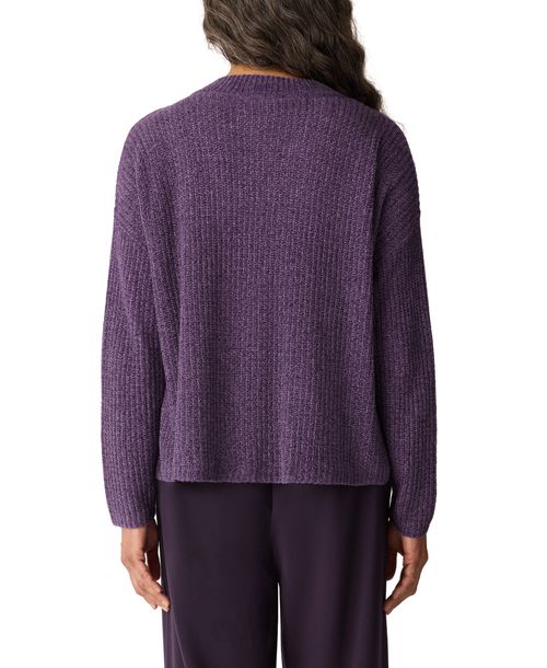 Eileen Fisher Women's V-Neck Long-Sleeve Sweater - Purple