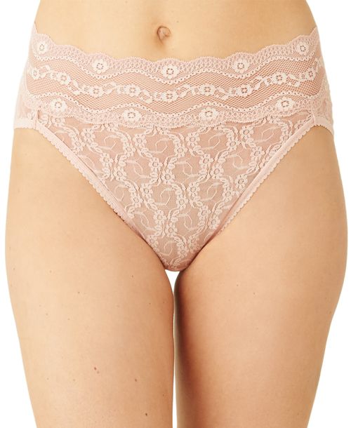 b.tempt'd by Wacoal Women's Lace Kiss High-Leg Brief Underwear 978382 - Rose Smoke (Nude 5)