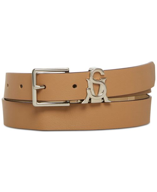 Steve Madden Versatile Women's 3-Pk. Faux-Leather Belts - Olive Multi