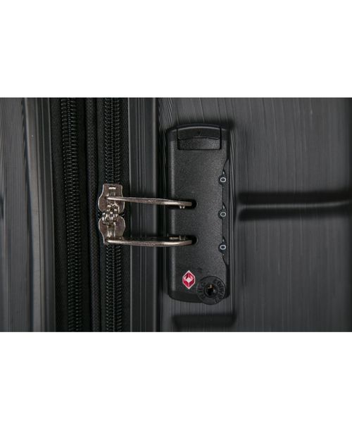 Dukap Rodez 24" Lightweight Hardside Spinner Luggage - Black