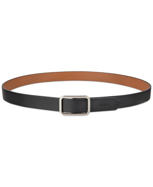 Calvin Klein 2-Pc. Skinny Belt Set - Black/brown