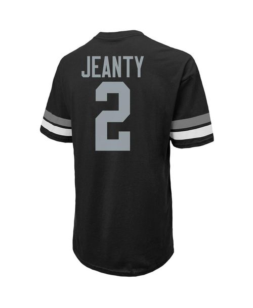 Majestic Men's Ashton Jeanty Black Las Vegas Raiders 2025 Nfl Draft First Round Pick Oversized T-Shirt - Black