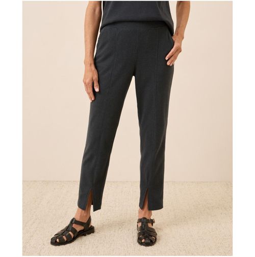 Pact Women's Airplane Tapered Leg Pant - Charcoal heather