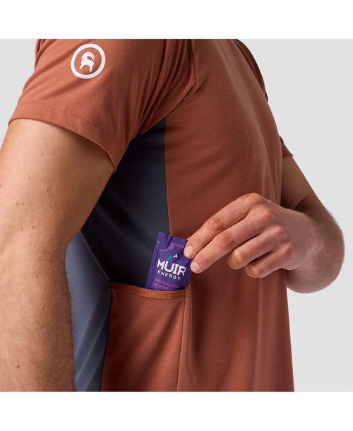 Backcountry Men's Backcountry Slickrock Drirelease Tech T-Shirt Mountain Bike Jerseys Short Sleeve - Sierra