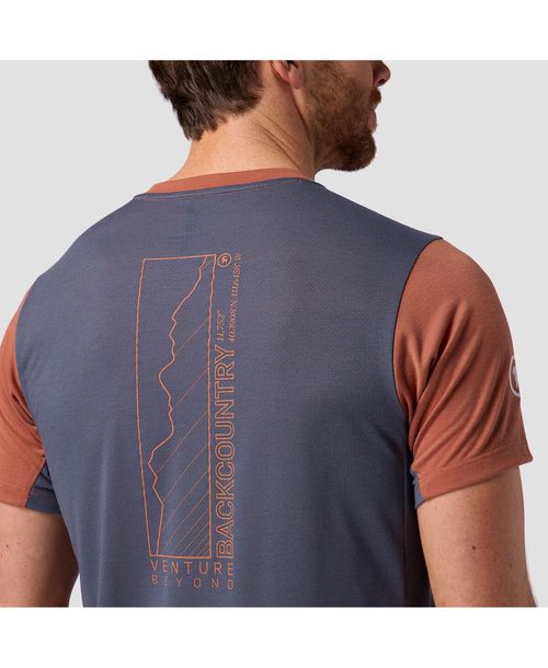 Backcountry Men's Backcountry Slickrock Drirelease Tech T-Shirt Mountain Bike Jerseys Short Sleeve - Sierra