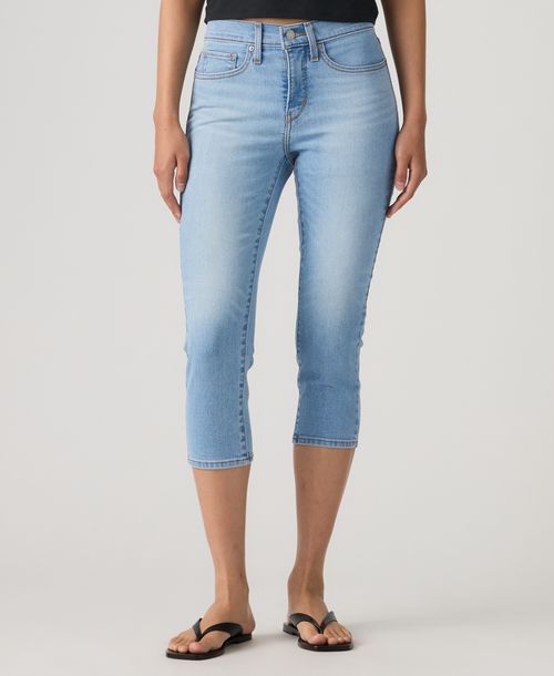 Levi's 311 Shaping Skinny Mid Rise Capri Jeans - Up And Away
