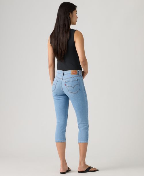 Levi's 311 Shaping Skinny Mid Rise Capri Jeans - Up And Away