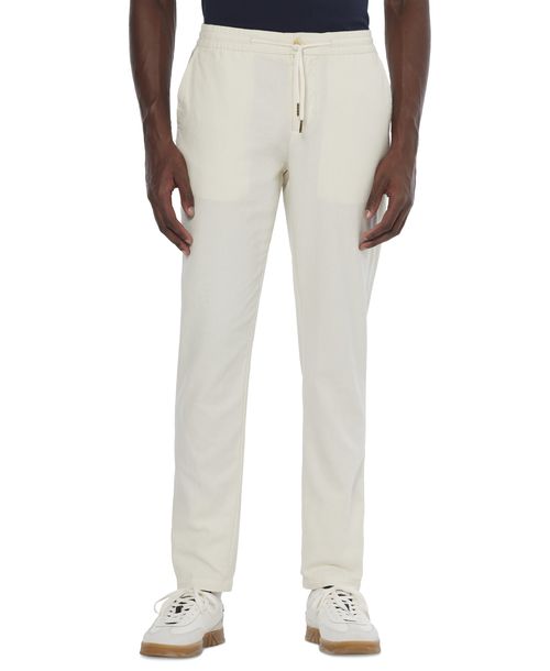 Scotch & Soda Men's Warren Drawstring Linen Pant - Off White