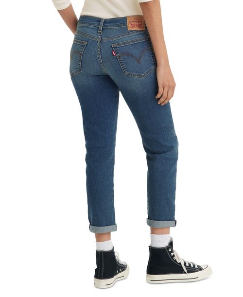 Levi's Women's Relaxed Boyfriend Tapered-Leg Jeans - Working Late