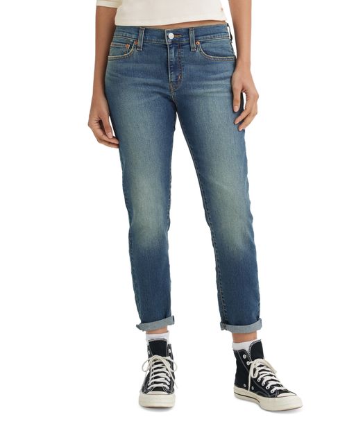 Levi's Women's Relaxed Boyfriend Tapered-Leg Jeans - Working Late