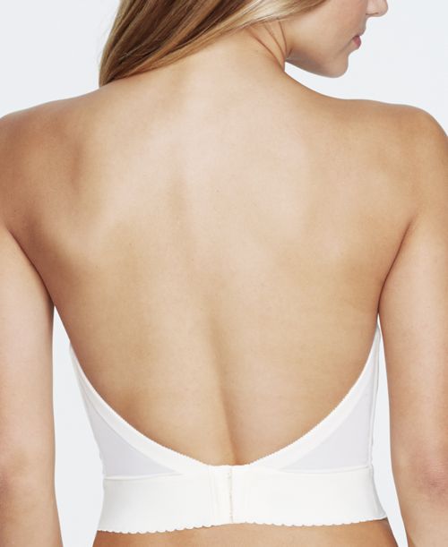 Dominique Noemi Low Back Strapless Bustier Lingerie - Ivory