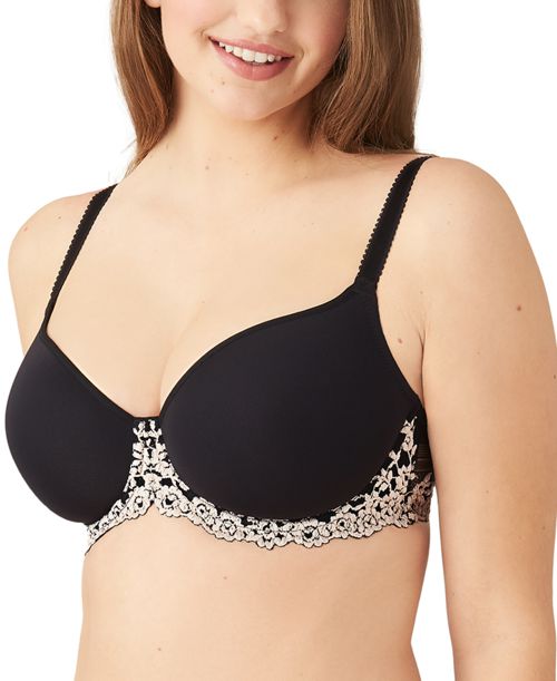 Wacoal Women's Embrace Lace Contour Bra 853191 - Black