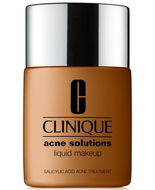 Clinique Acne Solutions Liquid Makeup Foundation, 1 oz. - Deep Honey