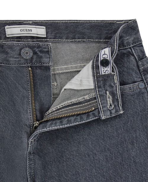 Guess Boys' 8-18 Oversized Cargo Jeans - Gray Wash