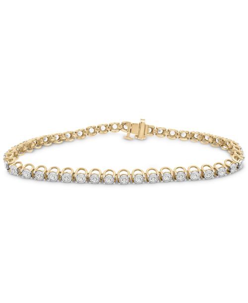 Diamond Tennis Bracelet (2 ct. t.w.) in 14k Gold - Yellow Gold
