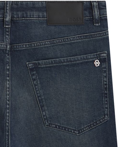 Boss by Hugo Boss Men's Blue Comfort-Stretch Denim Maine Regular-Fit Jeans - Navy