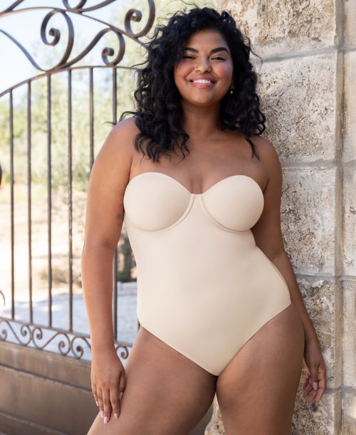 Wacoal Red Carpet Strapless Shaping Bodybriefer 801219 - Naturally Nude