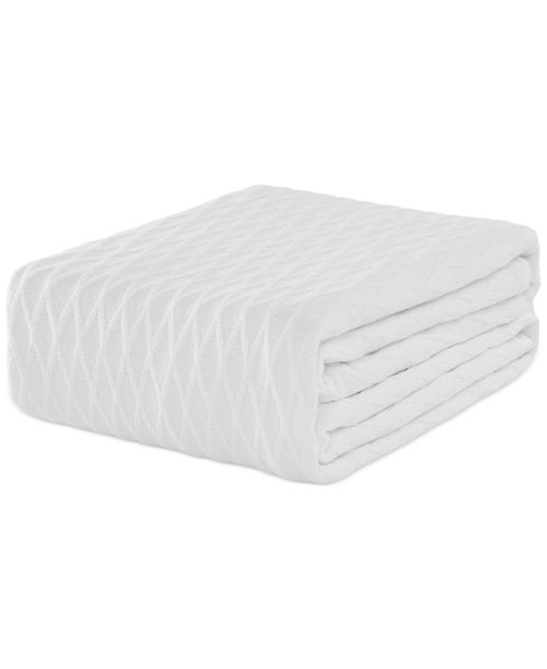 Lauren Ralph Lauren Classic Cotton Blanket, King - Lucent White